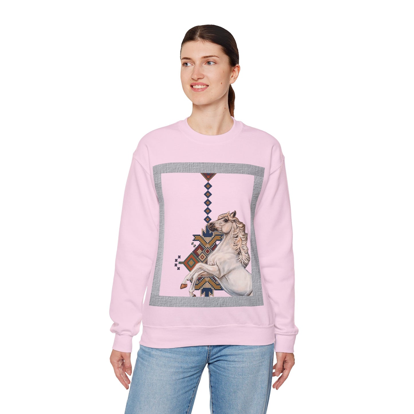 Crewneck Sweatshirt - Punjab Horse Tradition