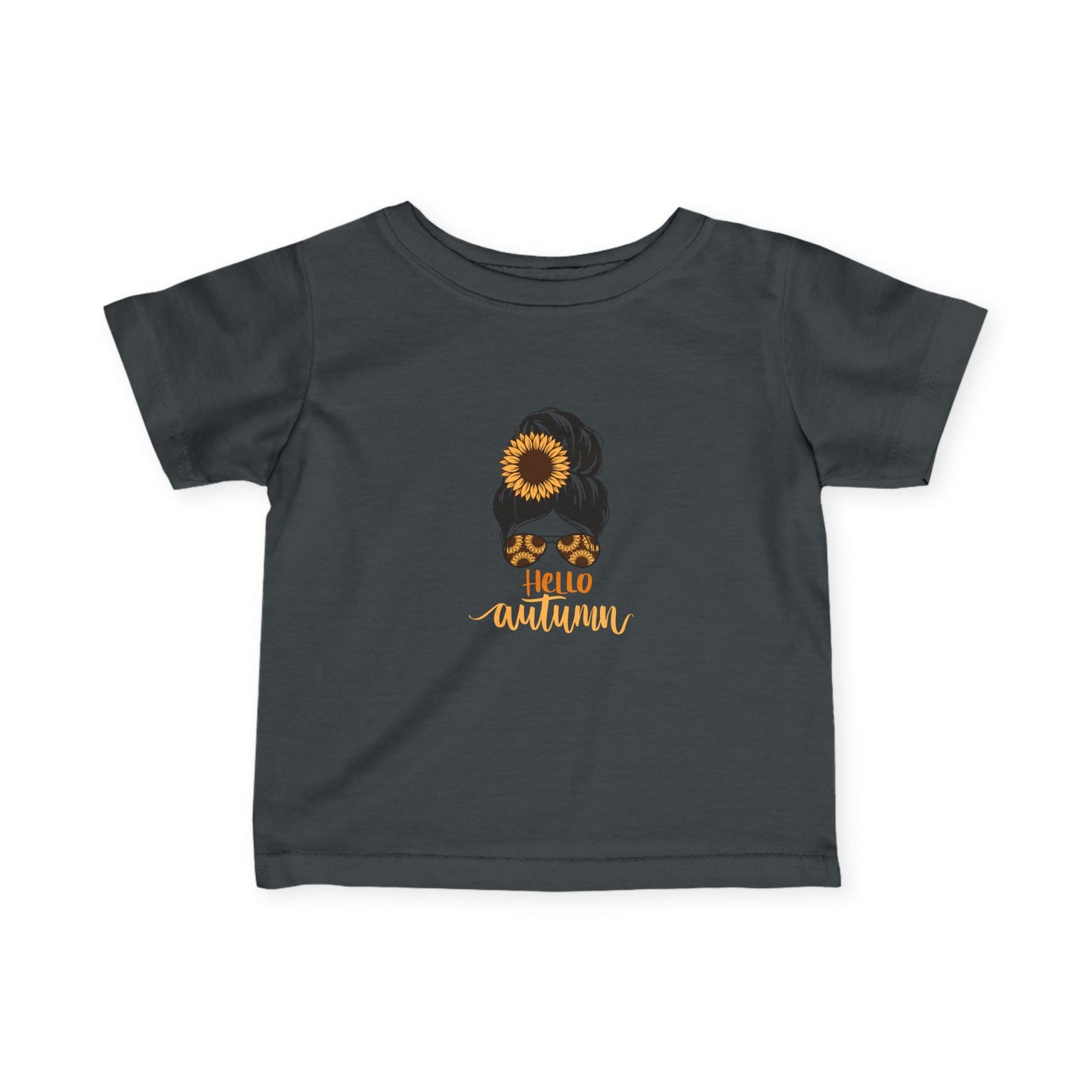 Toddler Graphic T-Shirt with Cute Sunflower Design (Custom Design Option) , Fun Gift for New Parents, Summer Outfit, Unique Infant Apparel