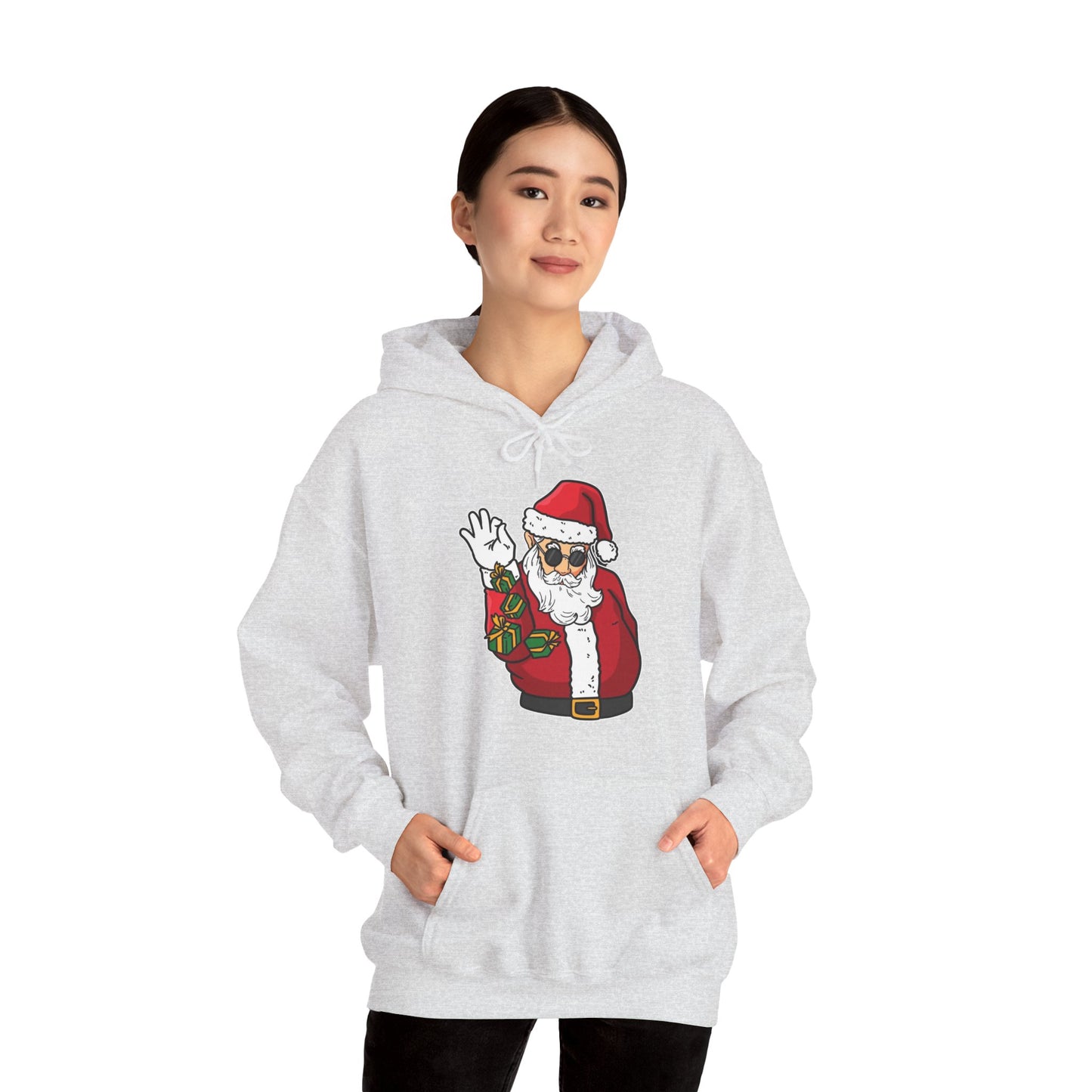 Hooded Sweatshirt Cool Salt Bae Santa with Gifts Unisex Heavy Blend™