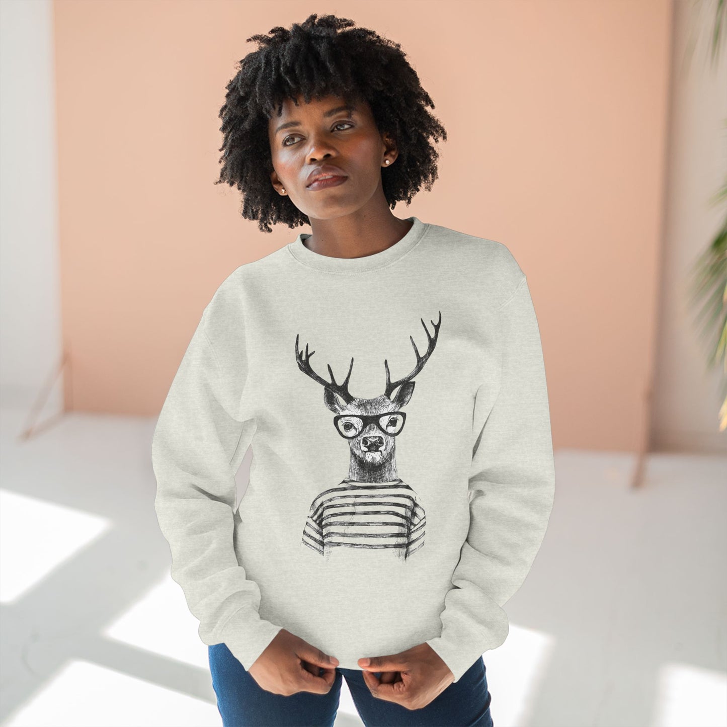 Quirky Animal Graphic Sweatshirt, Cute Unisex Crewneck, Cozy Fashion, Gift for Nature Lovers, Stylish Casual Wear