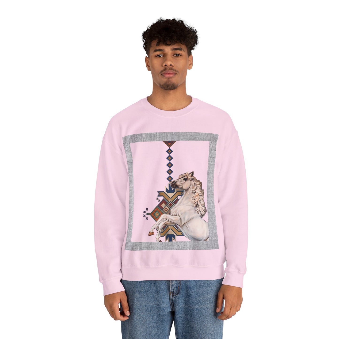 Crewneck Sweatshirt - Punjab Horse Tradition
