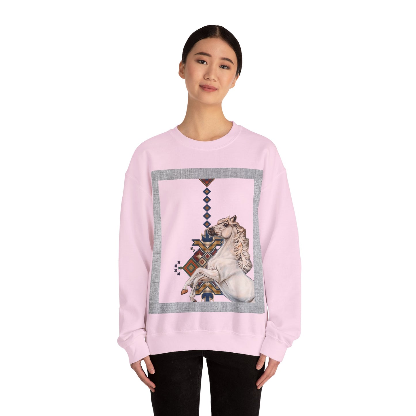 Crewneck Sweatshirt - Punjab Horse Tradition