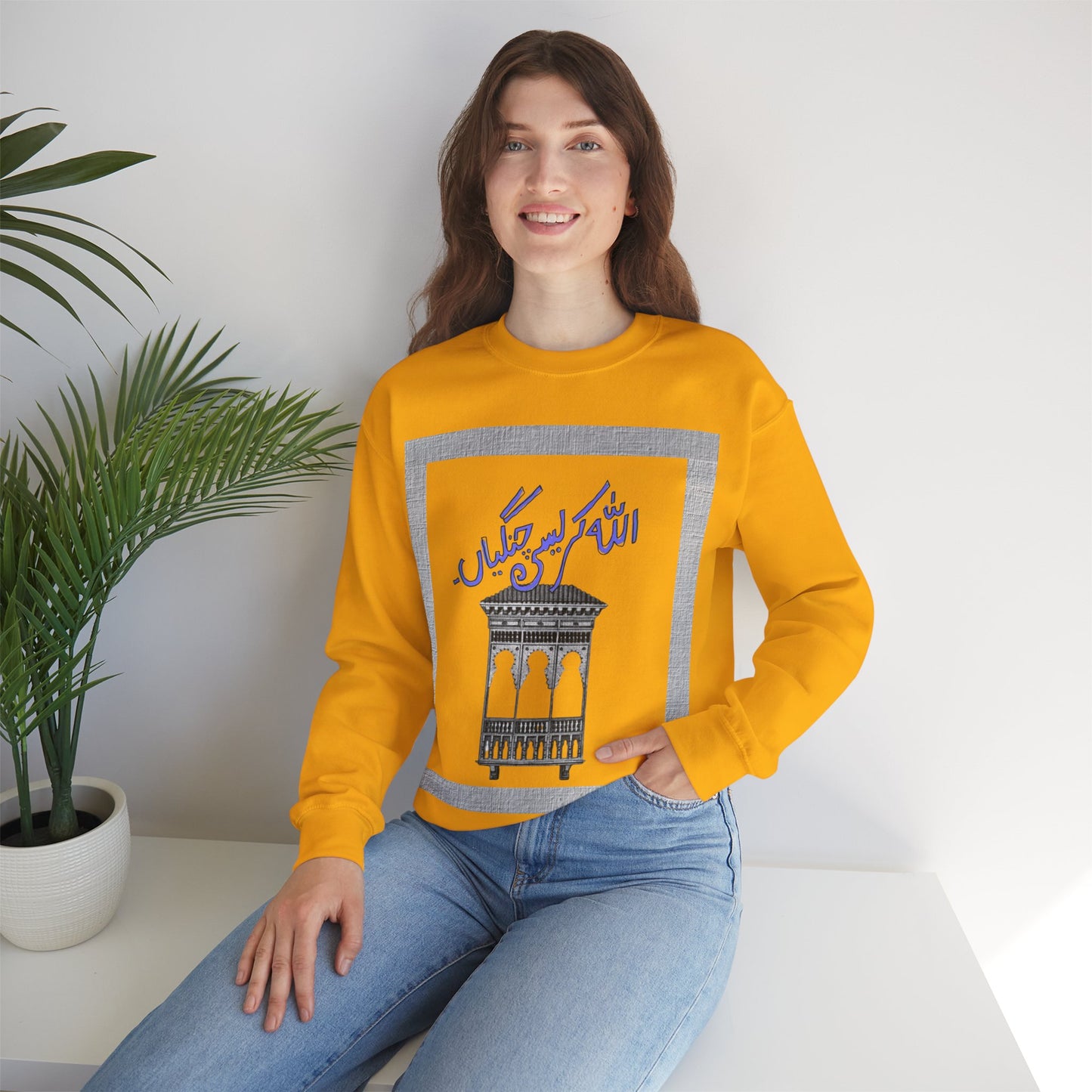 Pakistani Storytelling Sweatshirt, Cultural Heritage Jumper, Traditional Folklore Pullover, Unisex Crewneck Top, South Asian Narrative
