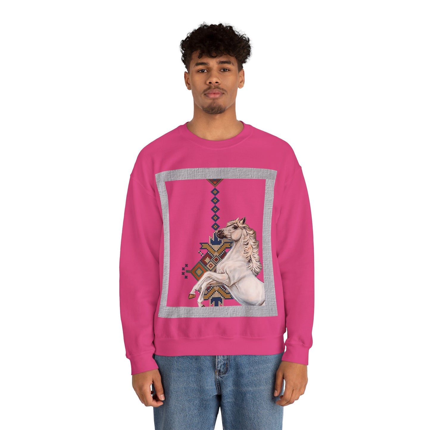 Crewneck Sweatshirt - Punjab Horse Tradition