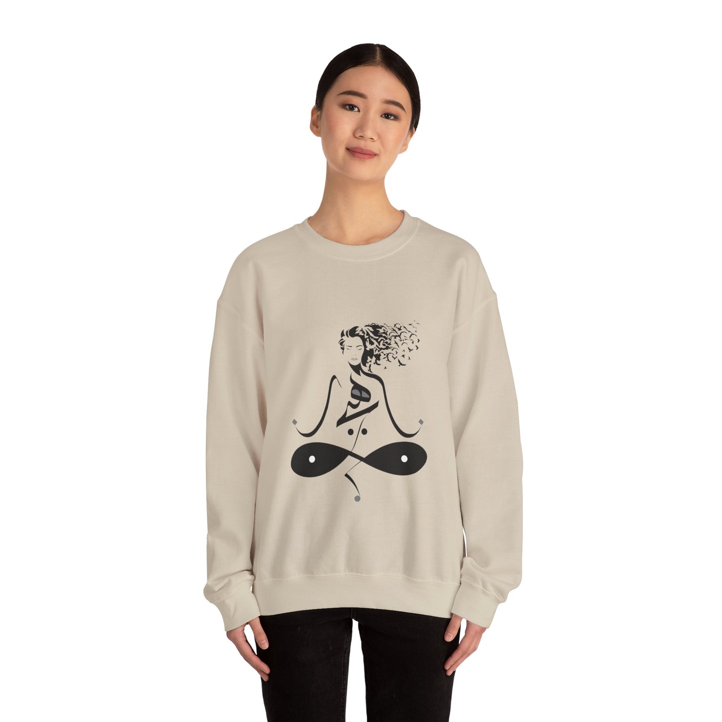 Arabic Calligraphy Unisex Sweatshirt, Islamic Arabic Art, Muslim Gift, Crewneck Jumper, Religious Sweatshirt, Cultural Clothing