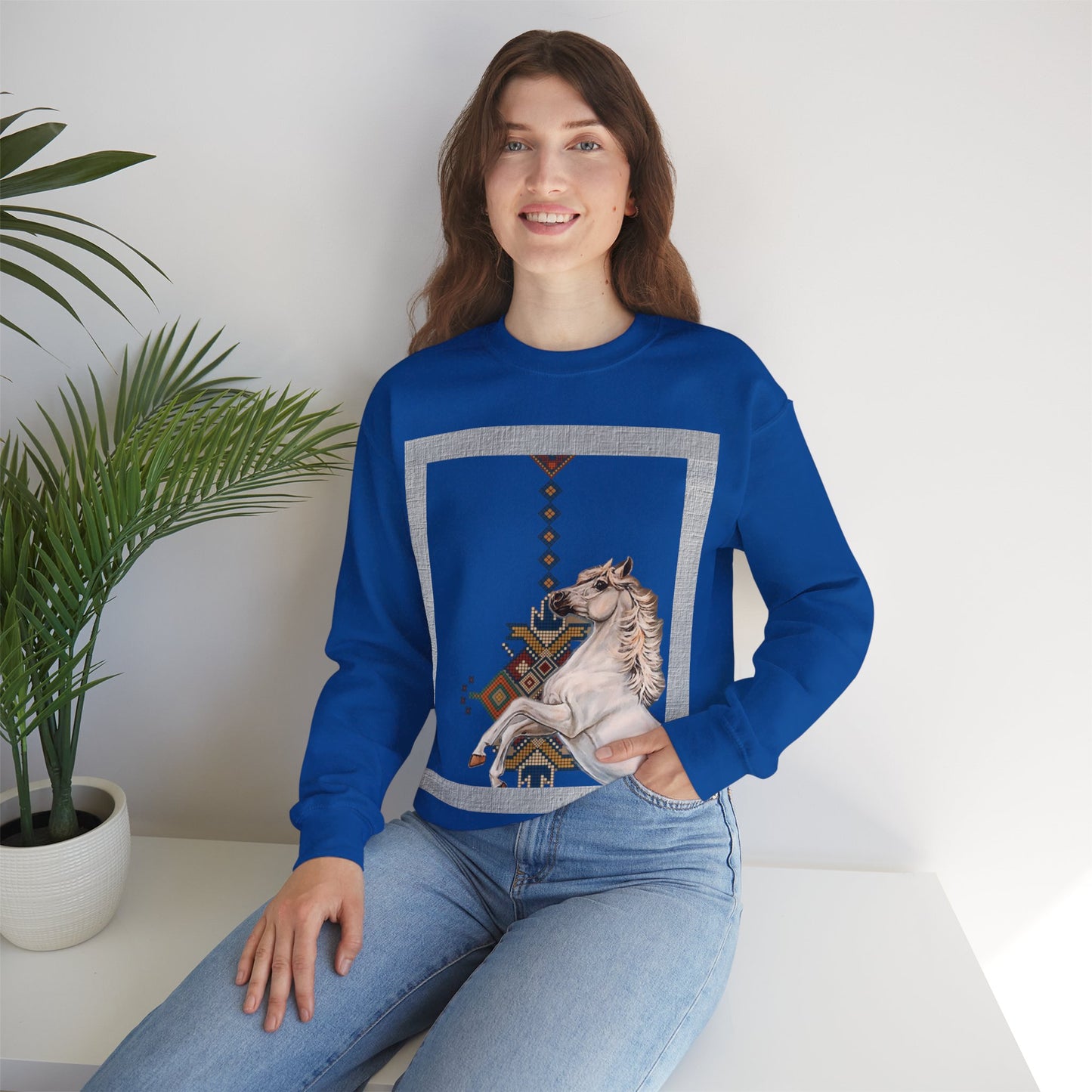 Crewneck Sweatshirt - Punjab Horse Tradition