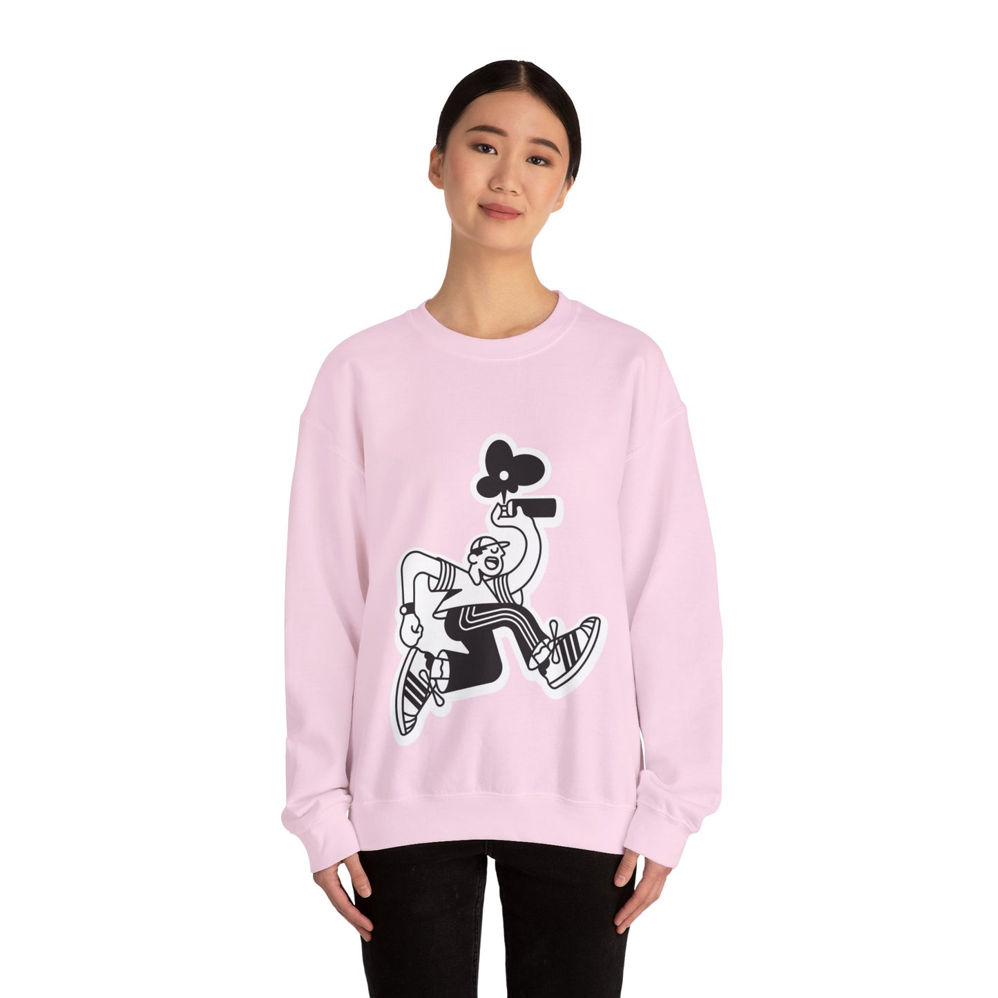 Urban Street Art Wear Sweatshirt, Graffiti Crewneck Jumper, Hip Hop Pullover, City Style Top, Unisex Urban Fashion