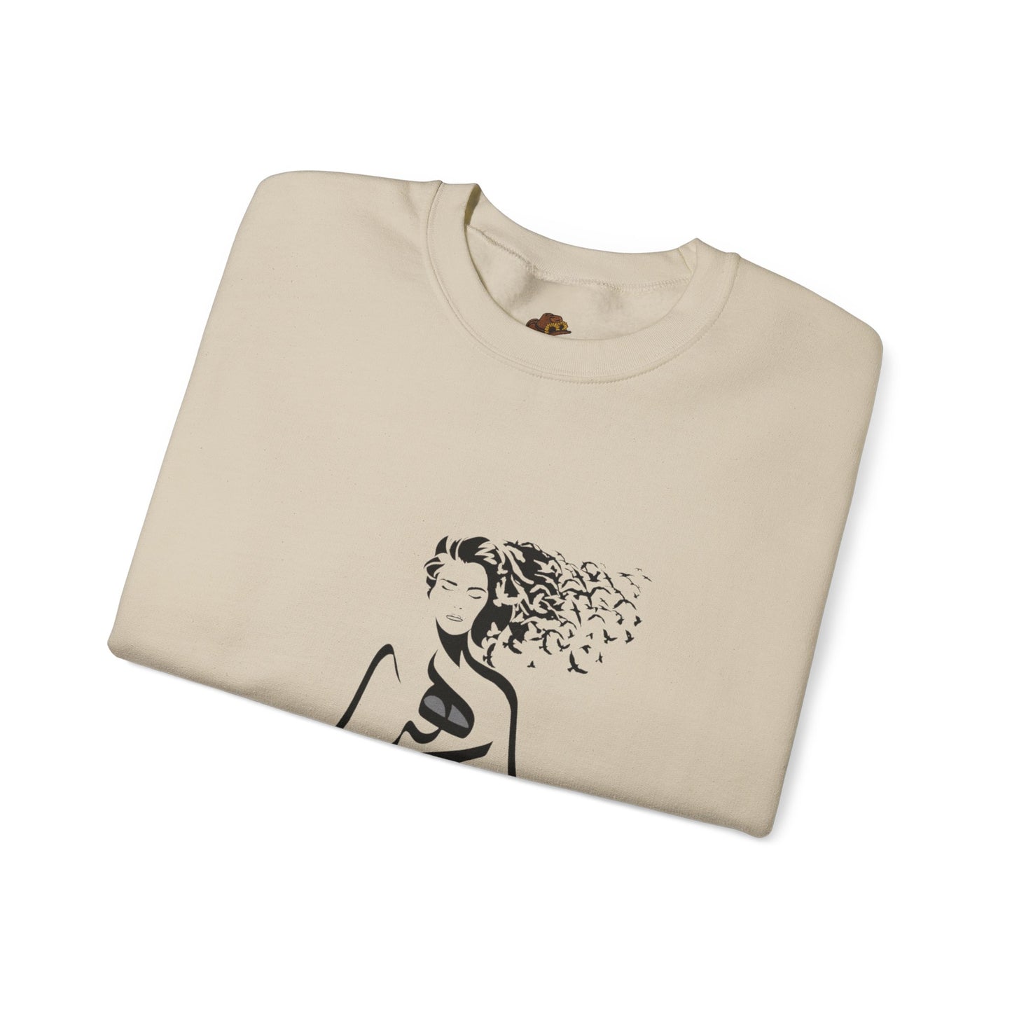 Arabic Calligraphy Unisex Sweatshirt, Islamic Arabic Art, Muslim Gift, Crewneck Jumper, Religious Sweatshirt, Cultural Clothing