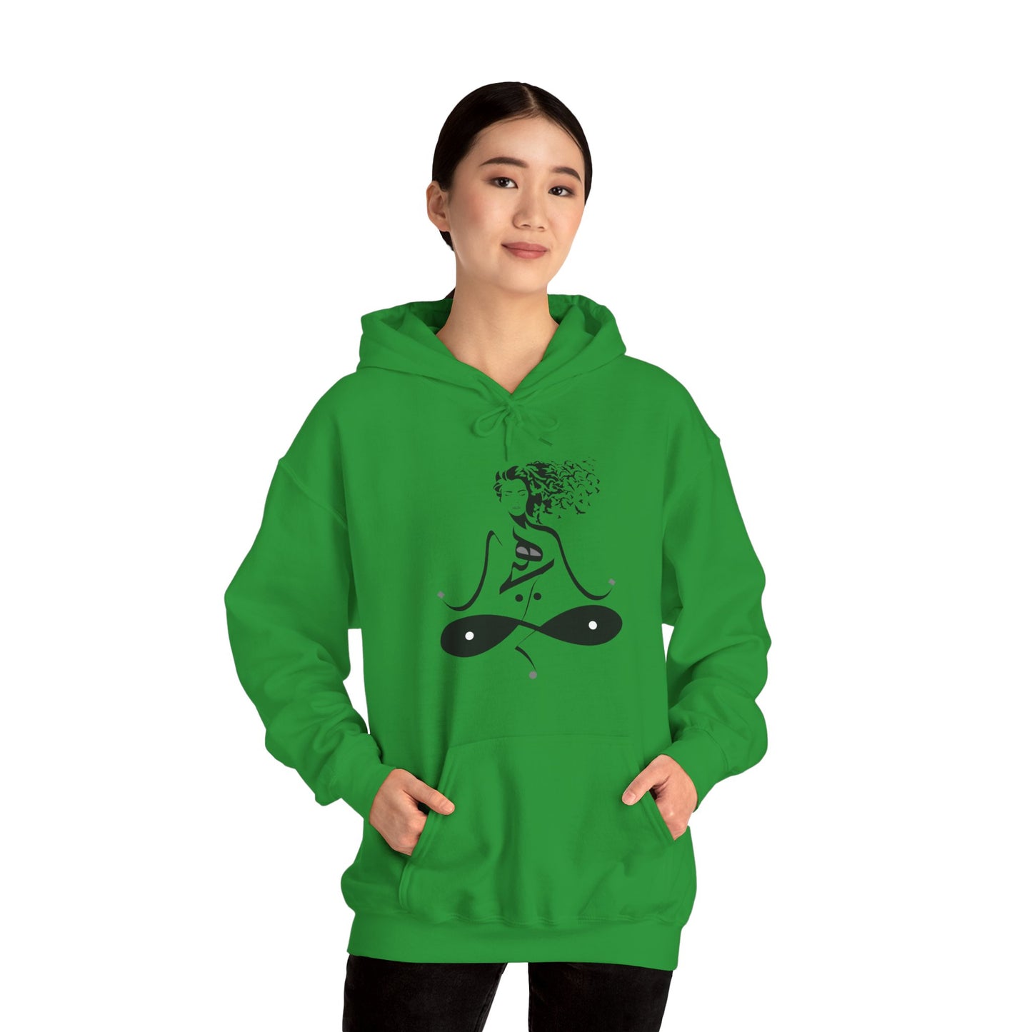 Arabic Art Hoodie, Islamic Calligraphy Sweatshirt, Middle Eastern Design Jumper, Spiritual Clothing, Muslim Gift, Ethnic Sweatshirt