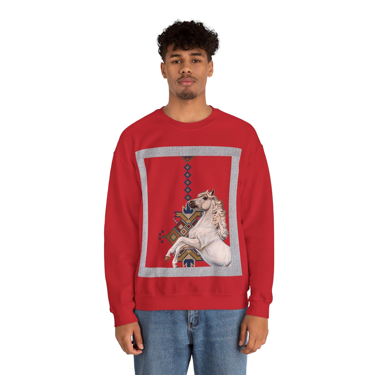 Crewneck Sweatshirt - Punjab Horse Tradition