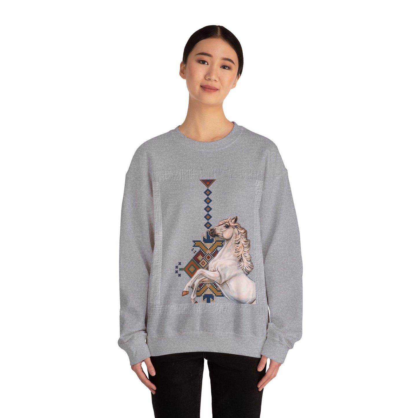 Crewneck Sweatshirt - Punjab Horse Tradition
