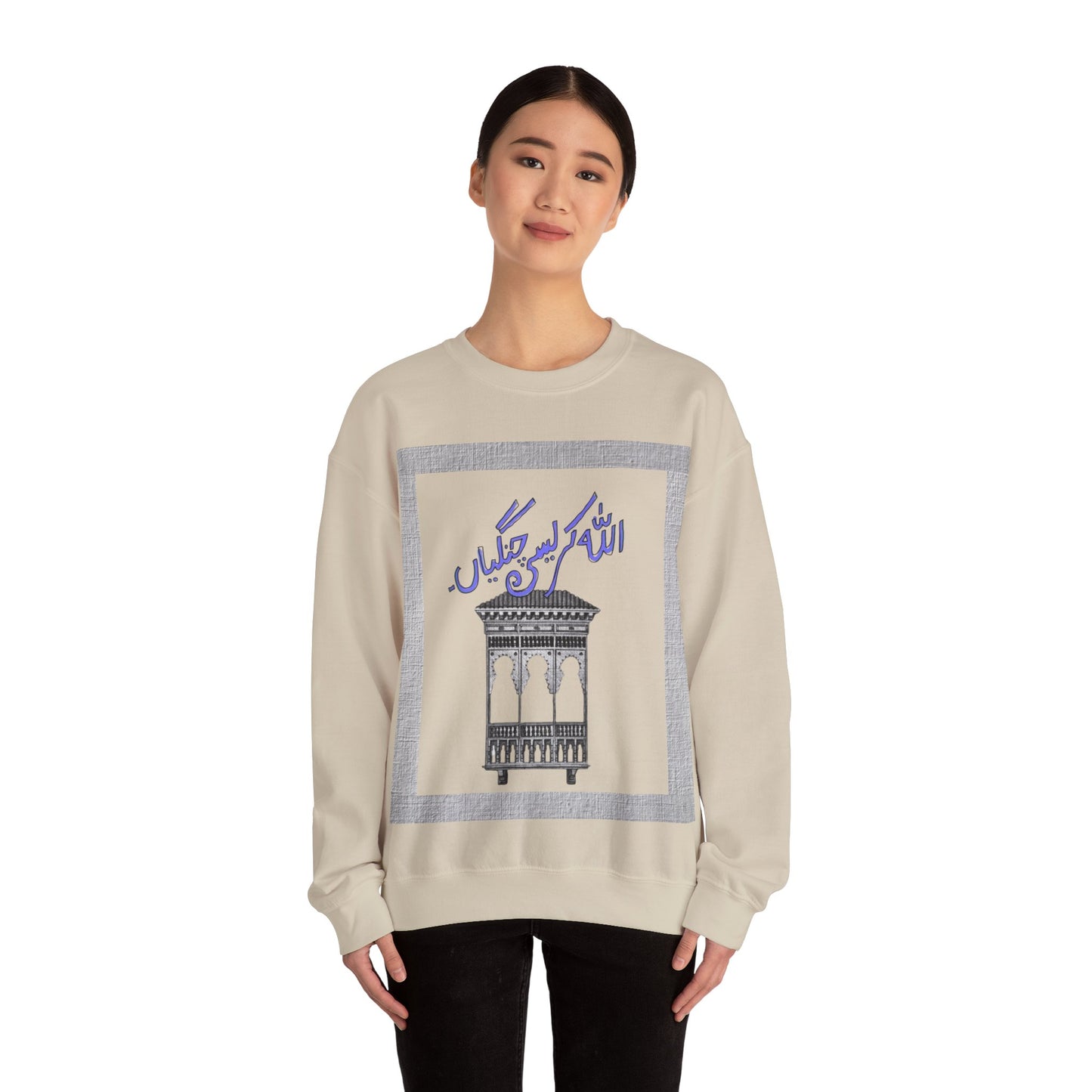 Pakistani Storytelling Sweatshirt, Cultural Heritage Jumper, Traditional Folklore Pullover, Unisex Crewneck Top, South Asian Narrative
