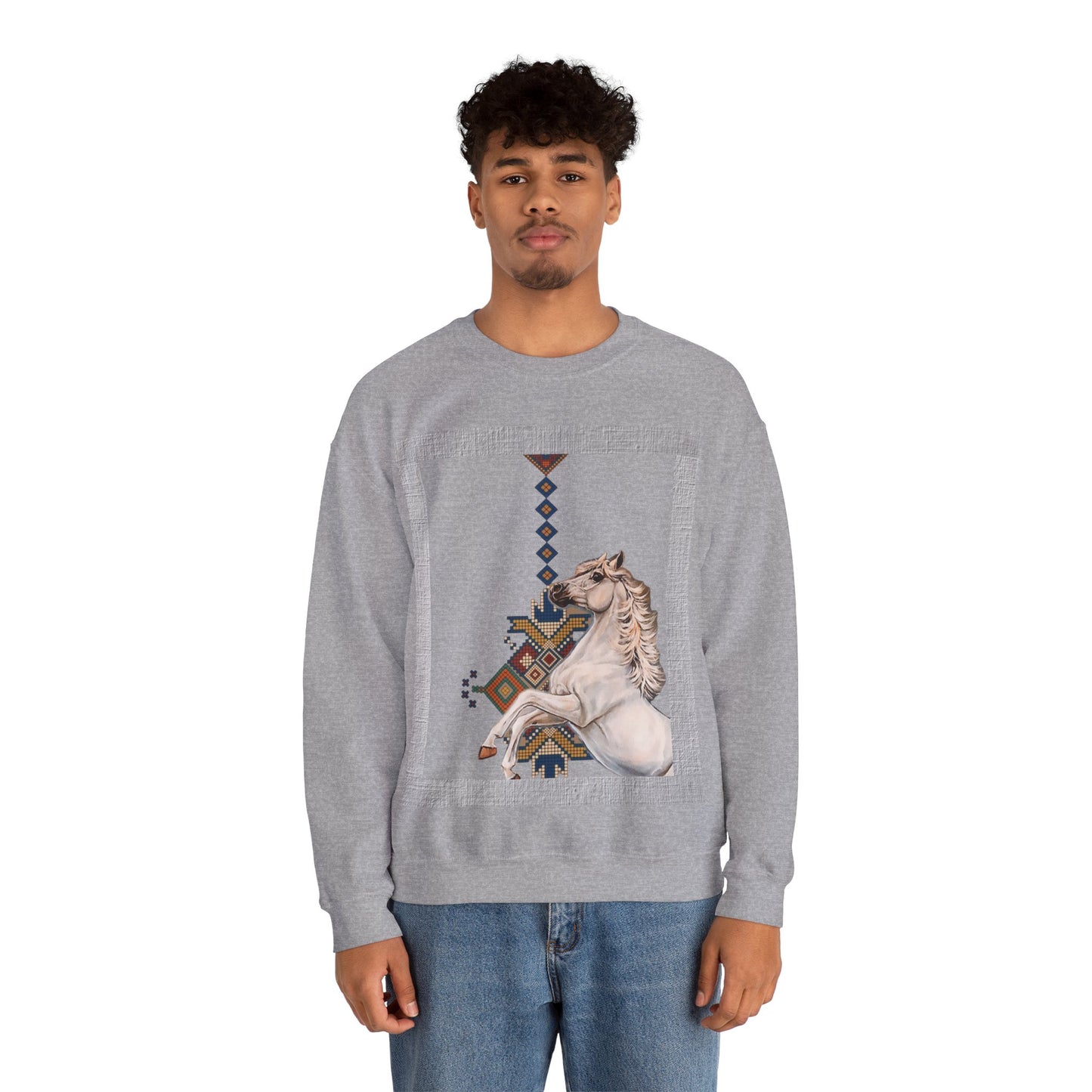 Crewneck Sweatshirt - Punjab Horse Tradition