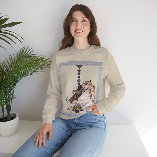 Crewneck Sweatshirt - Punjab Horse Tradition