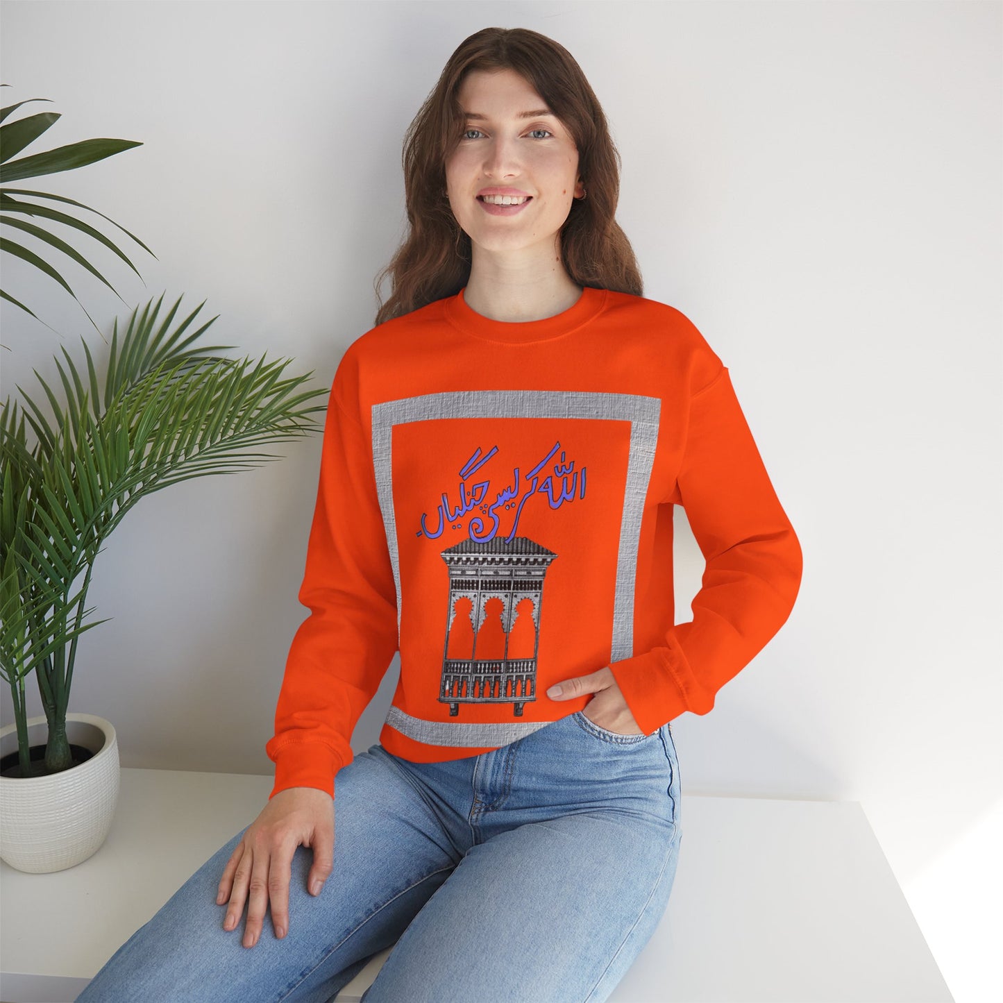 Pakistani Storytelling Sweatshirt, Cultural Heritage Jumper, Traditional Folklore Pullover, Unisex Crewneck Top, South Asian Narrative