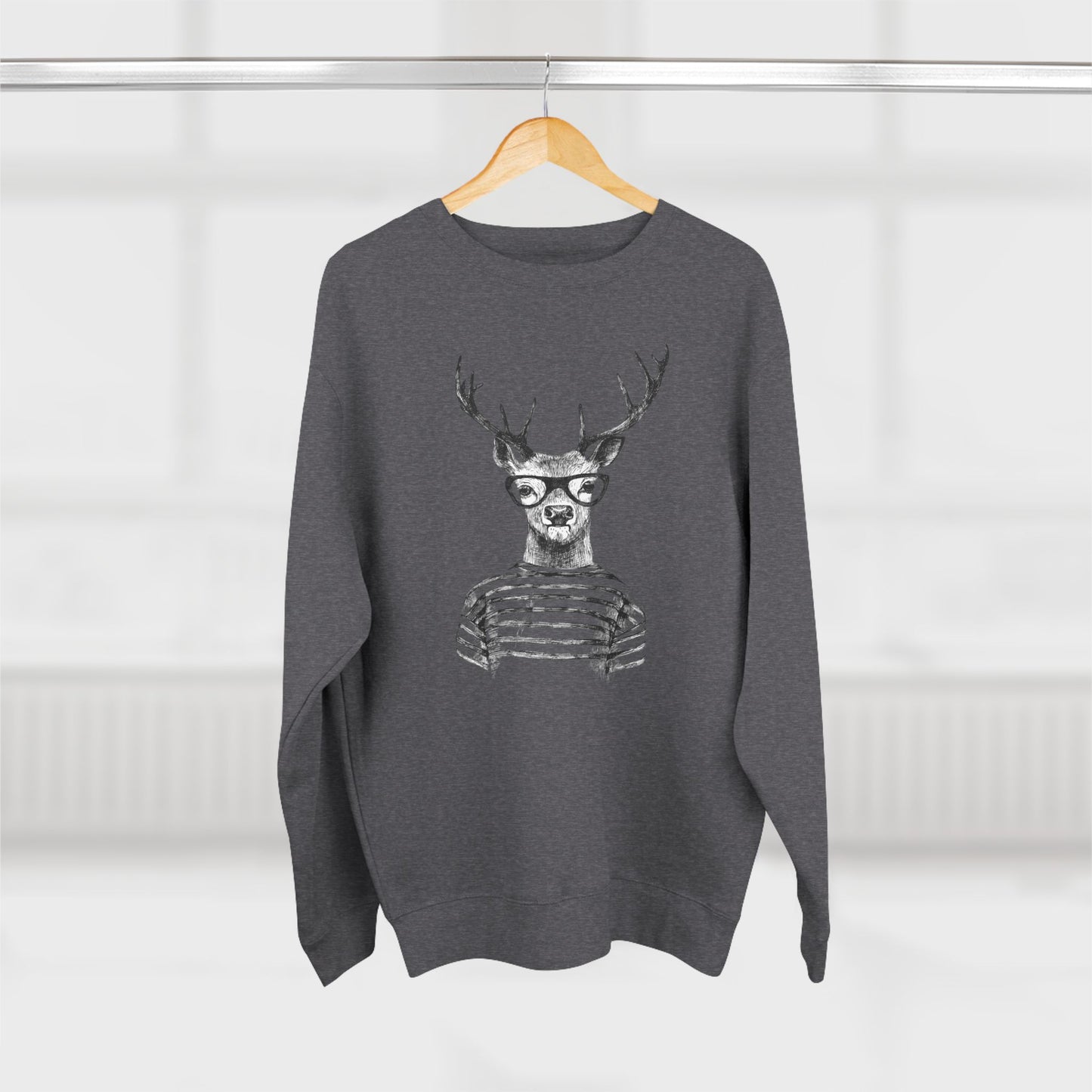 Quirky Animal Graphic Sweatshirt, Cute Unisex Crewneck, Cozy Fashion, Gift for Nature Lovers, Stylish Casual Wear