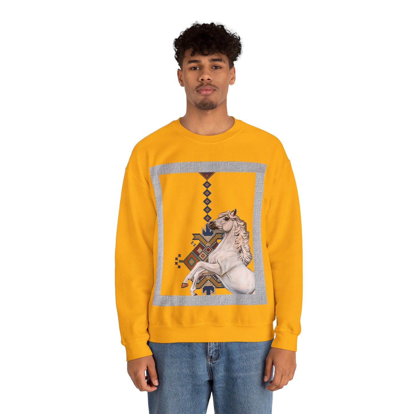 Crewneck Sweatshirt - Punjab Horse Tradition