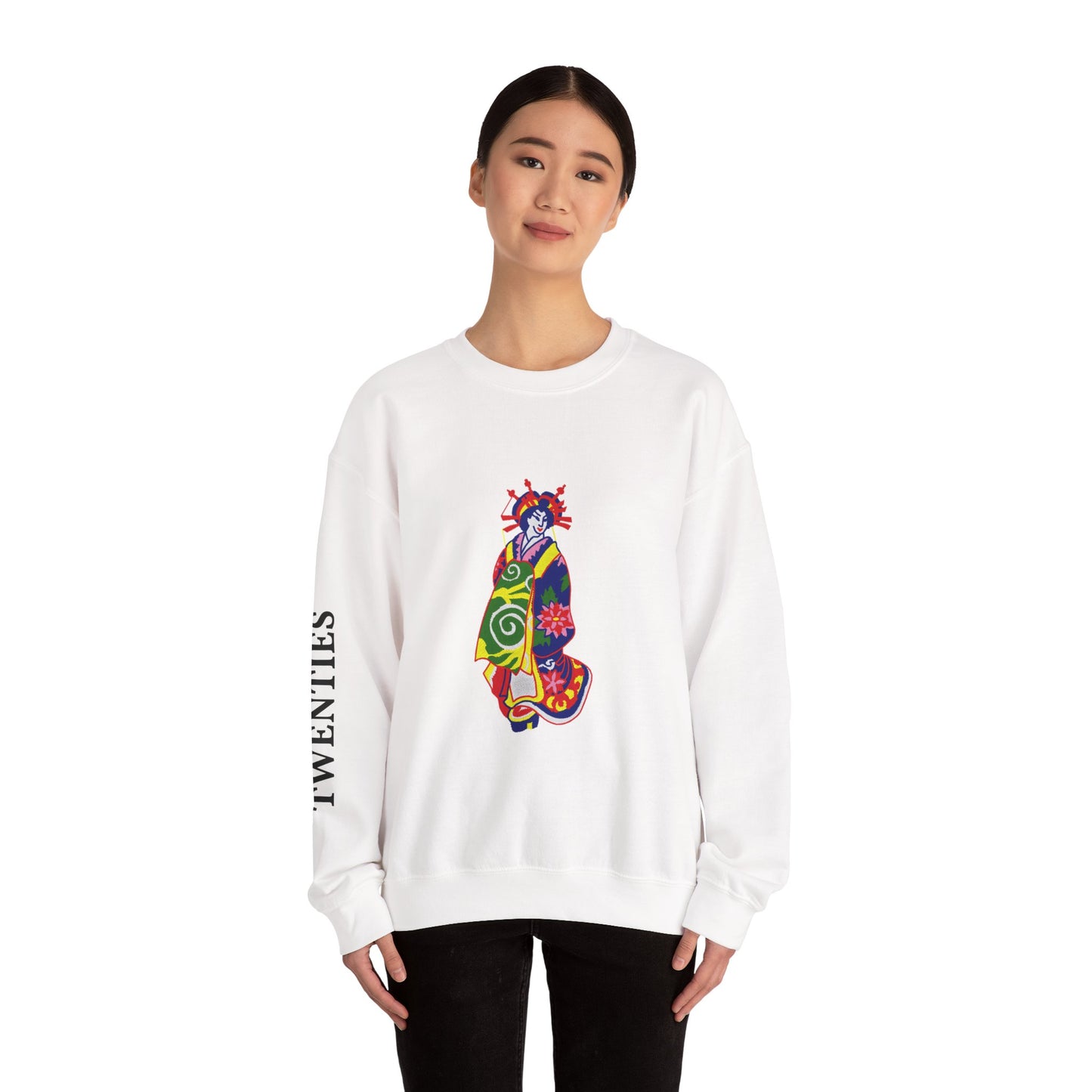 Brazilian Art Crewneck Sweatshirt, Unique South American Design, Cozy Jumper, Sweatshirt Gift, Vibrant Pullover, Cultural Clothing