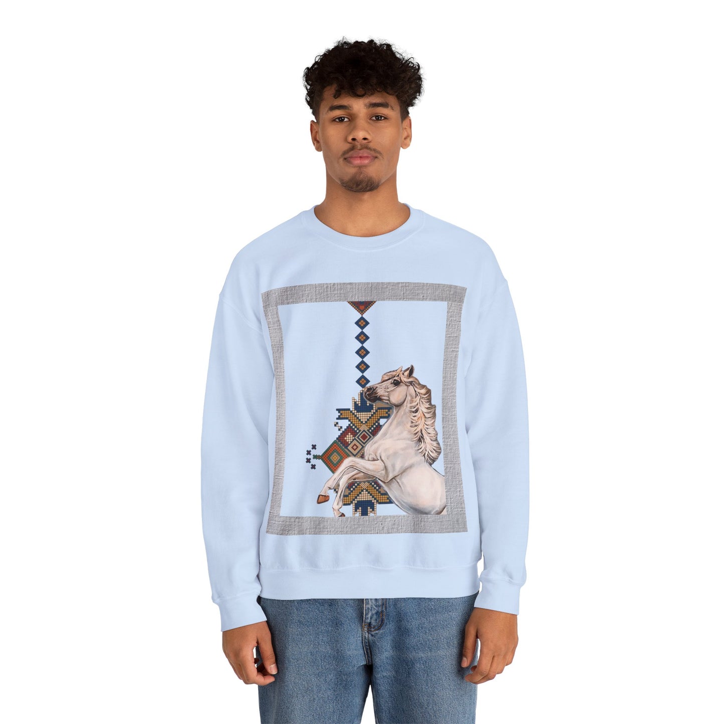 Crewneck Sweatshirt - Punjab Horse Tradition