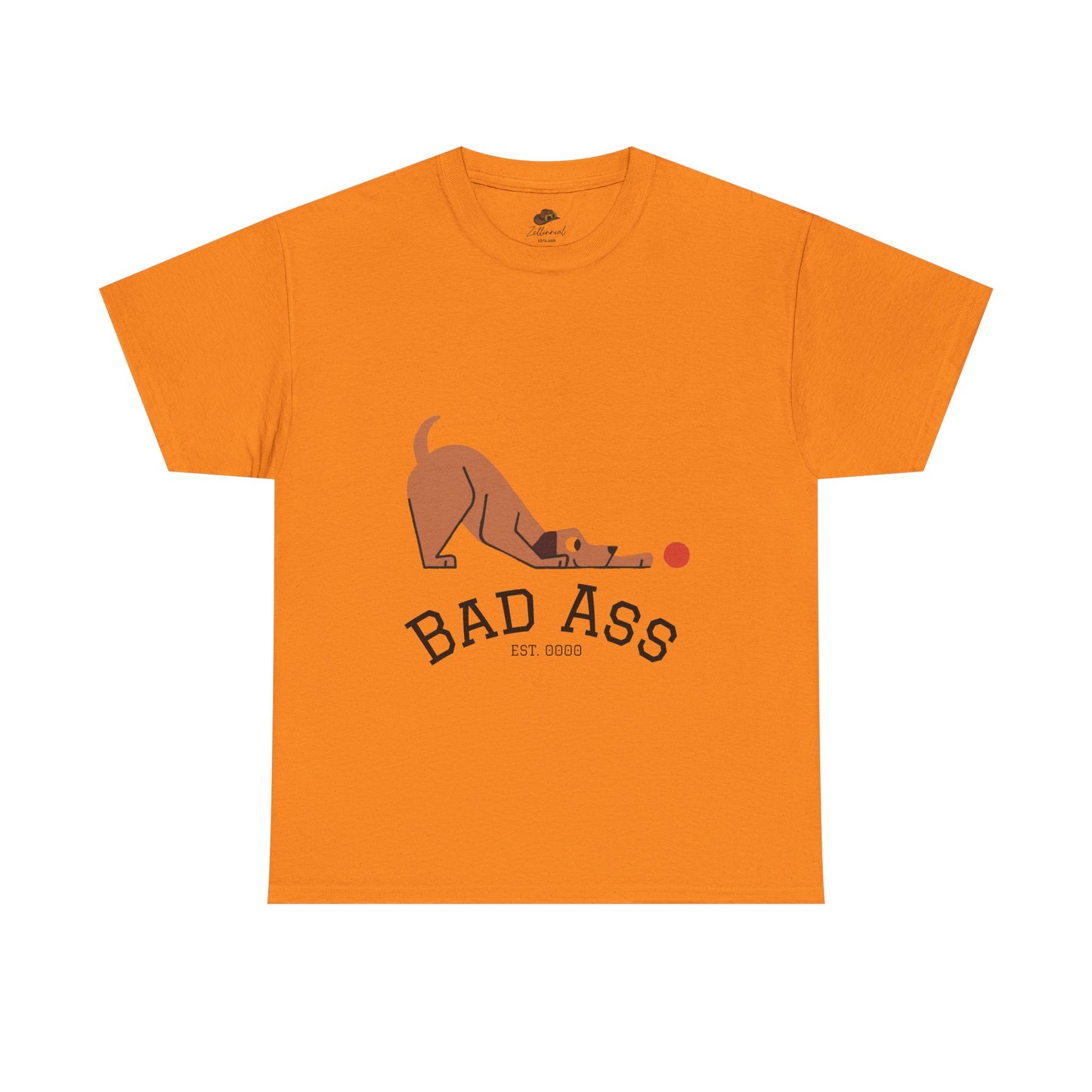Bad Ass unisex Tee, Heavy Oversized T-Shirt for Tough Guys, Cool Streetwear Shirt, Edgy Graphic Tee, Bold Men's Fashion Top
