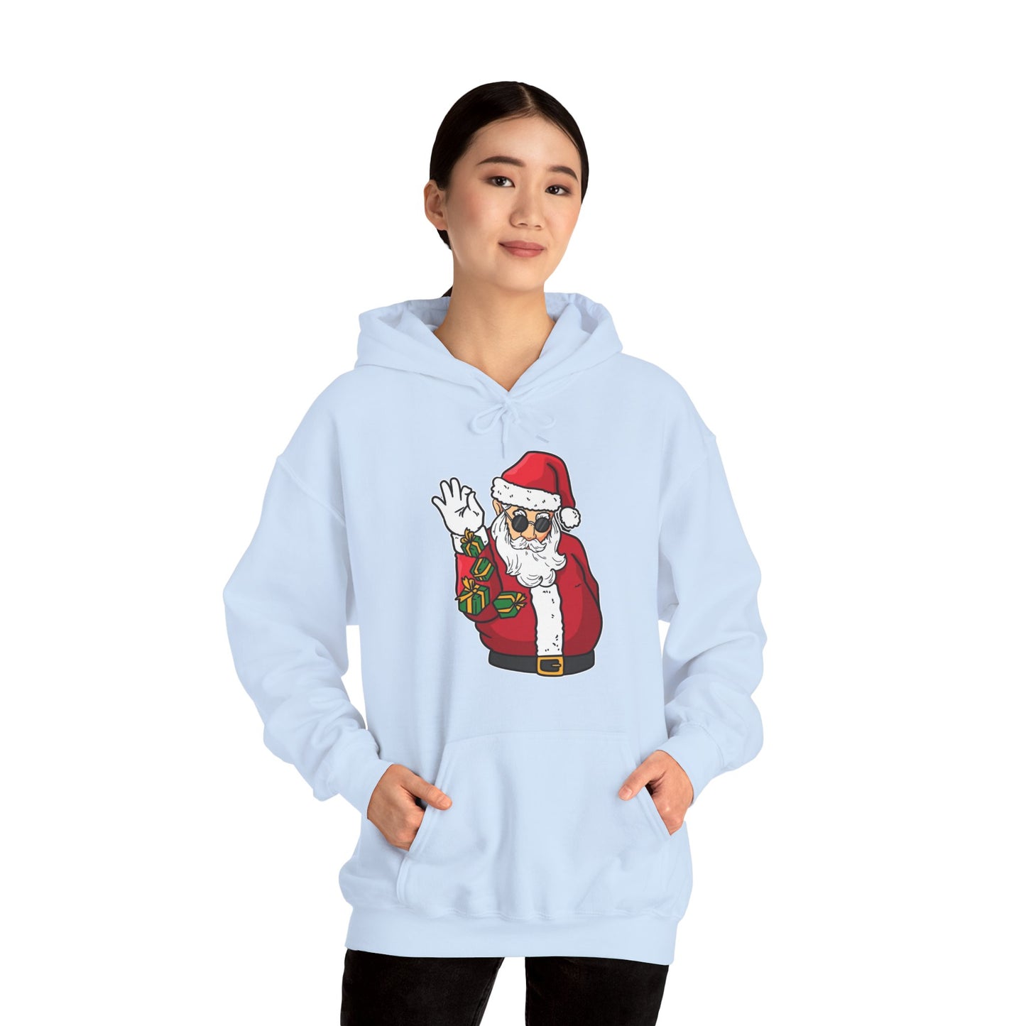Hooded Sweatshirt Cool Salt Bae Santa with Gifts Unisex Heavy Blend™