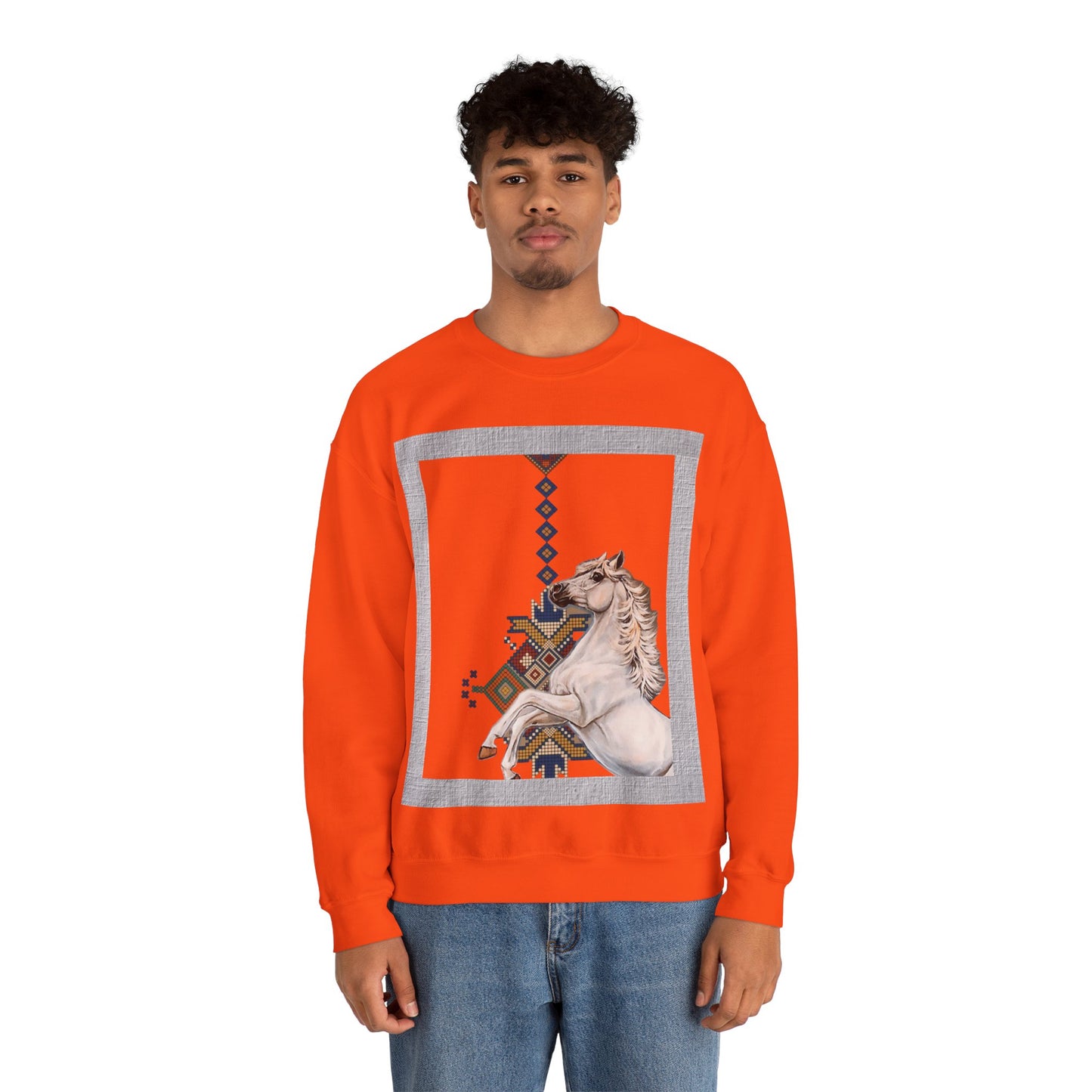 Crewneck Sweatshirt - Punjab Horse Tradition