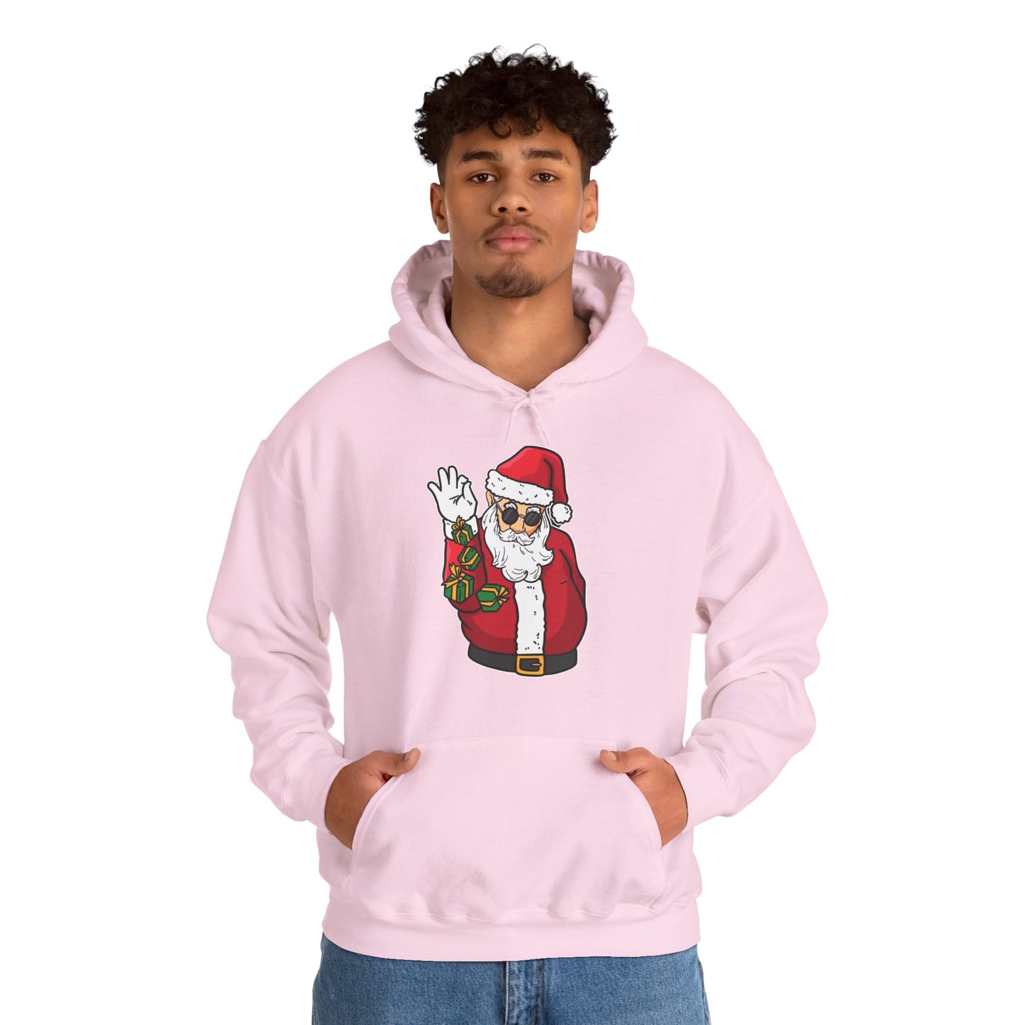 Hooded Sweatshirt Cool Salt Bae Santa with Gifts Unisex Heavy Blend™