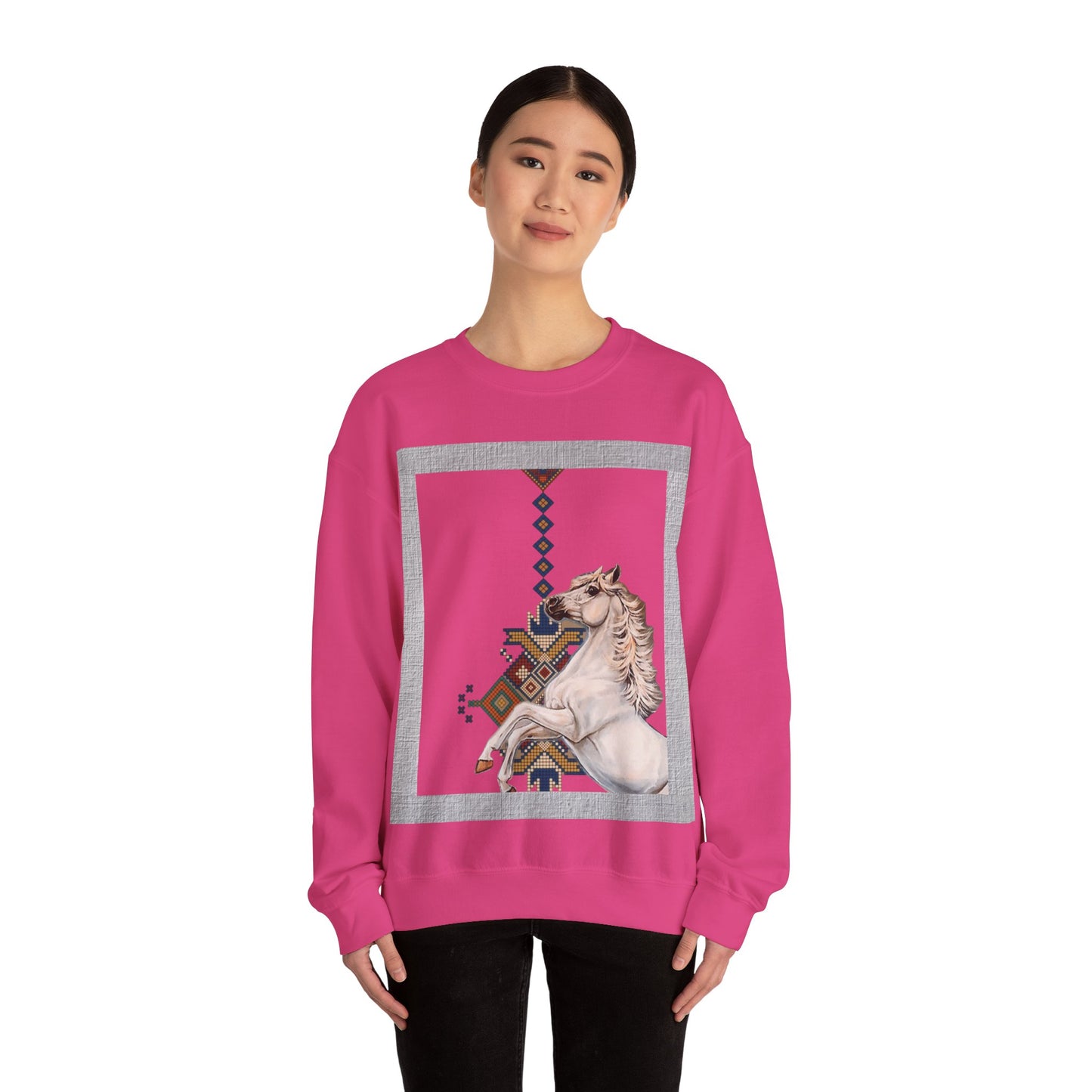 Crewneck Sweatshirt - Punjab Horse Tradition