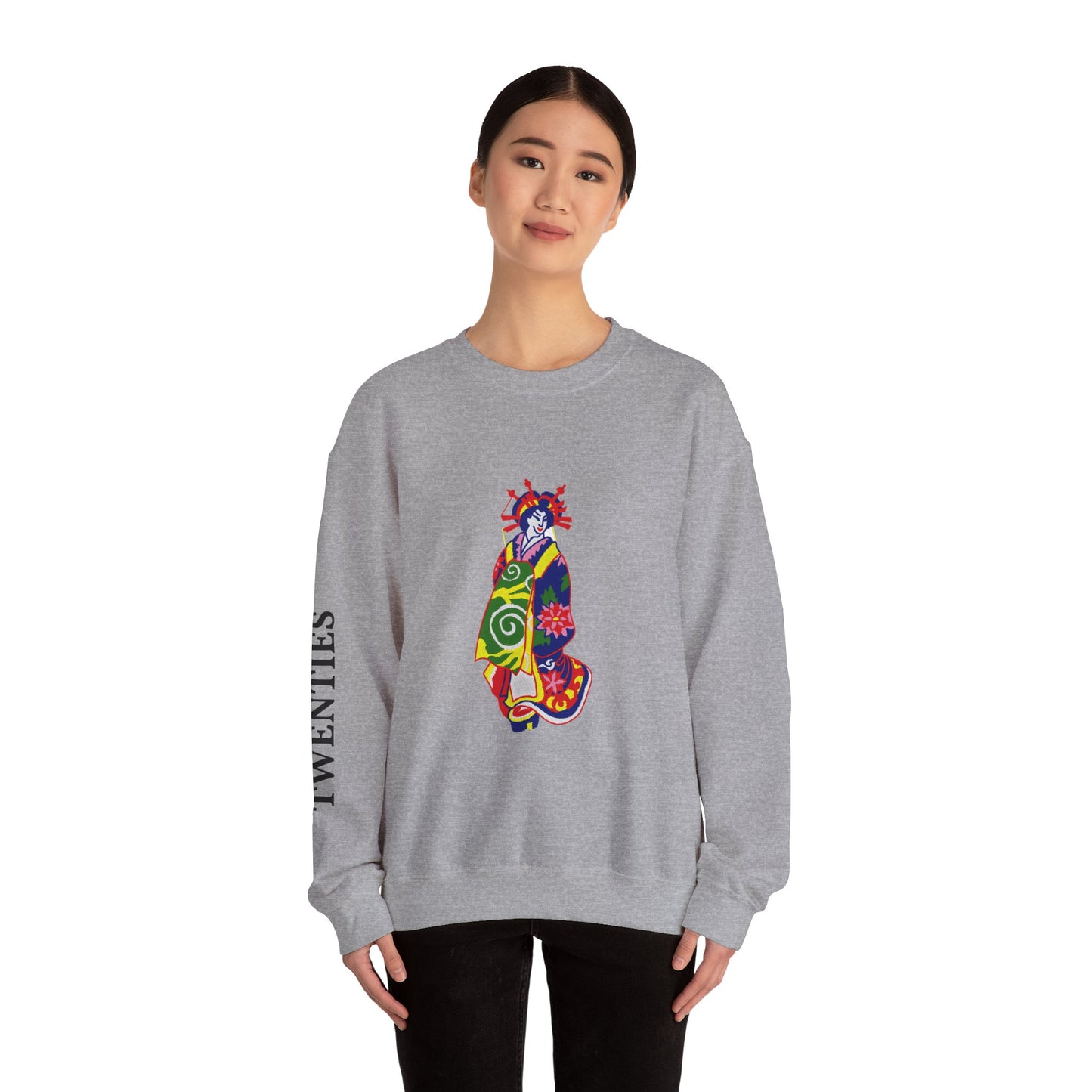 Brazilian Art Crewneck Sweatshirt, Unique South American Design, Cozy Jumper, Sweatshirt Gift, Vibrant Pullover, Cultural Clothing