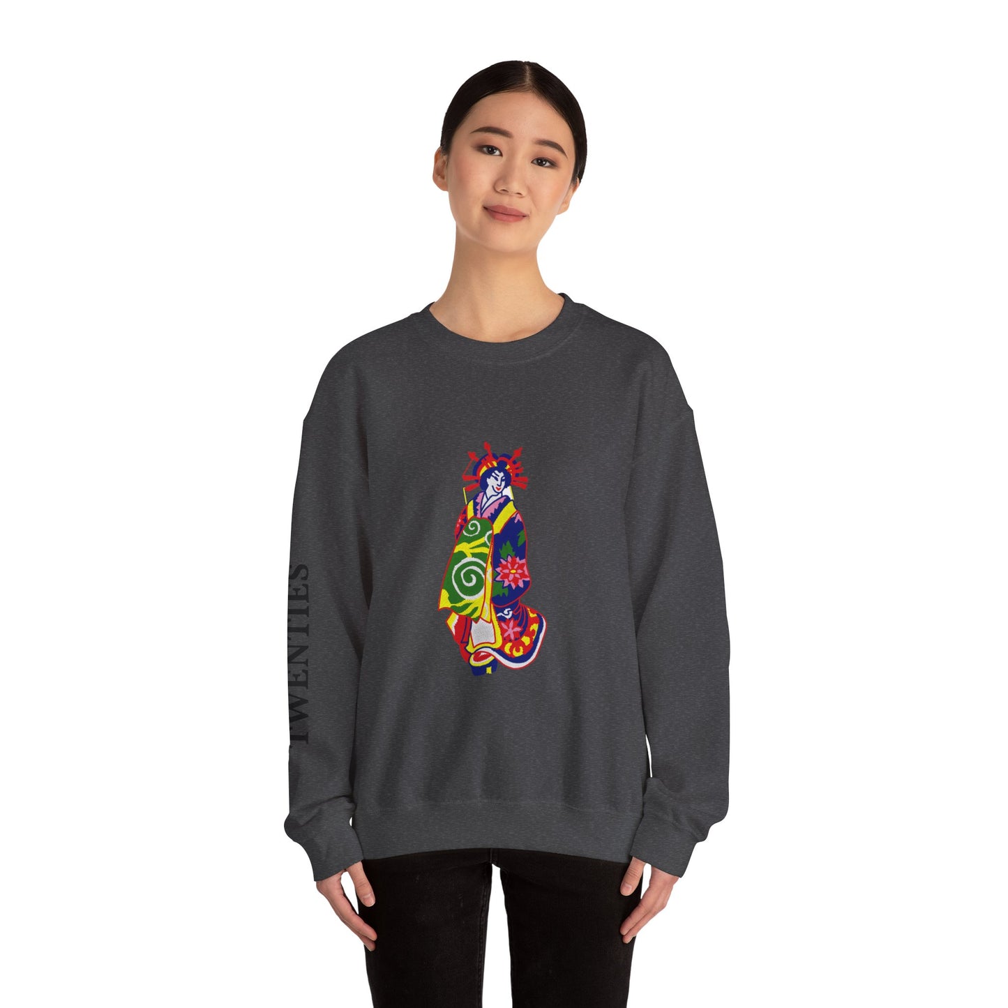 Brazilian Art Crewneck Sweatshirt, Unique South American Design, Cozy Jumper, Sweatshirt Gift, Vibrant Pullover, Cultural Clothing