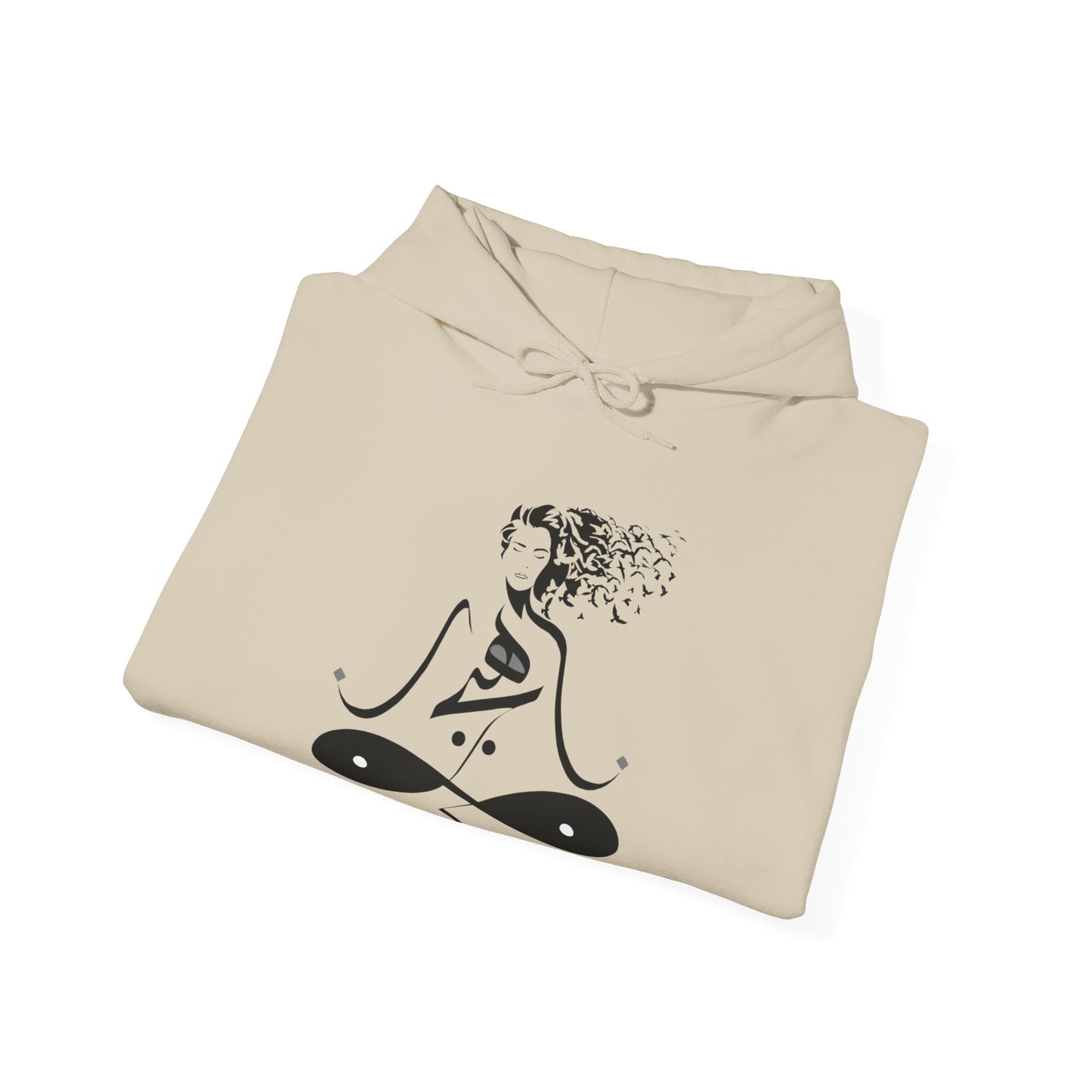 Arabic Art Hoodie, Islamic Calligraphy Sweatshirt, Middle Eastern Design Jumper, Spiritual Clothing, Muslim Gift, Ethnic Sweatshirt